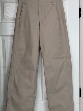 A New Day Stretch Khaki Slacks Wide Leg 2